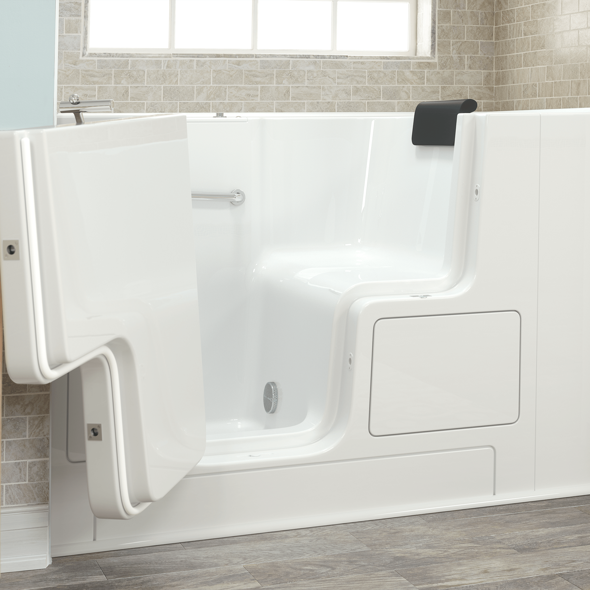 Gelcoat Premium Series 32 x 52 Inch Walkin Tub With Soaker System